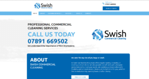 Swish Commercial Cleaning Website