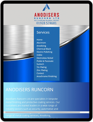 BWS_Anodisers Runcorn-Tablet