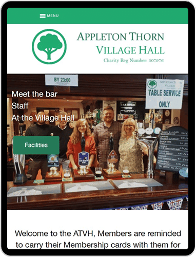BWS_Appleton Thorn Village Hall-Tablet