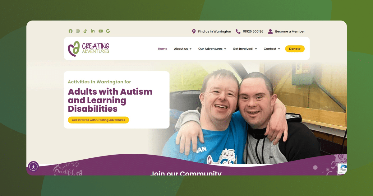 Purple accessibility plugin icon